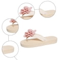 thumbnail image 7 of enyan Flats Women's Flat Sandals Fashion Slides With Soft Leather Slippers for Summer,Red,Size 6.5, 7 of 7