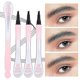 thumbnail image 1 of 3Pcs Waterproof Liquid Eyebrow Pencil, 4 Teeth Durable Waterproof and Sweat Proof 3D Eyebrow Pencil, Easily Create Natural and Provided Brows, 1 of 5