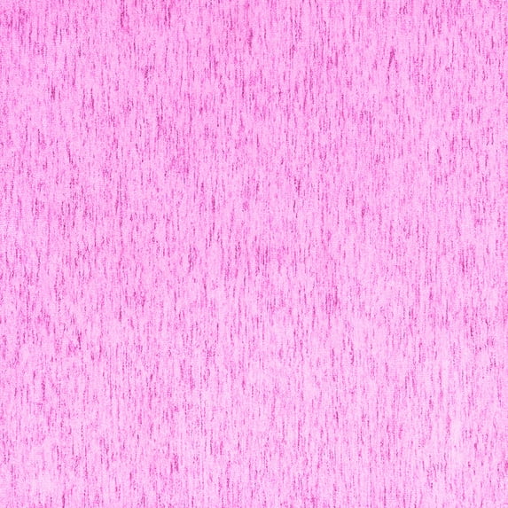 Ahgly Company Indoor Square Solid Pink Modern Area Rugs, 7' Square