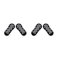 thumbnail image 4 of Sonducket 1 par de calcetines de Yoga antideslizantes para hombres y mujeres, calcetines cortos de Color sólido, calcetería de algodón para Negro 2piezas, 4 of 6