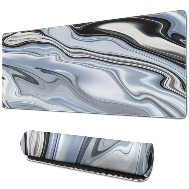 Stylish Large Fluid Marbled Mouse Pad - Enhance Your Gaming & Office Setup Today