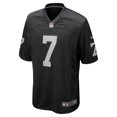 thumbnail image 2 of Men's Nike Tre'von Moehrig  Black Las Vegas Raiders Team Game Jersey, 2 of 6