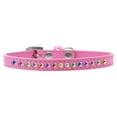 thumbnail image 4 of Dog, Puppy  Pet Fashion Collar, "One Row Confetti Crystal Rimsets", 4 of 6