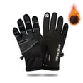 thumbnail image 2 of GPOECD Winter Gloves Windproof Fleece Lined With Zipper Skiing Snowboarding Motorcycle Riding Touchscreen Compatible, 2 of 5