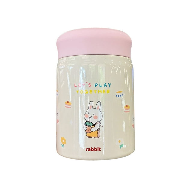 Contenedor de Alimentos aislado, Jarra de Alimentos aislado acero inoxidable fácil de Limpiar 320 ml para al aire libre