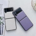 thumbnail image 3 of Housse de Protection à l'Échelle du Poisson Compatible avec Galaxy Z Flip 4, Cuir Pu + Cadre Souple en Tpu, 3 of 5