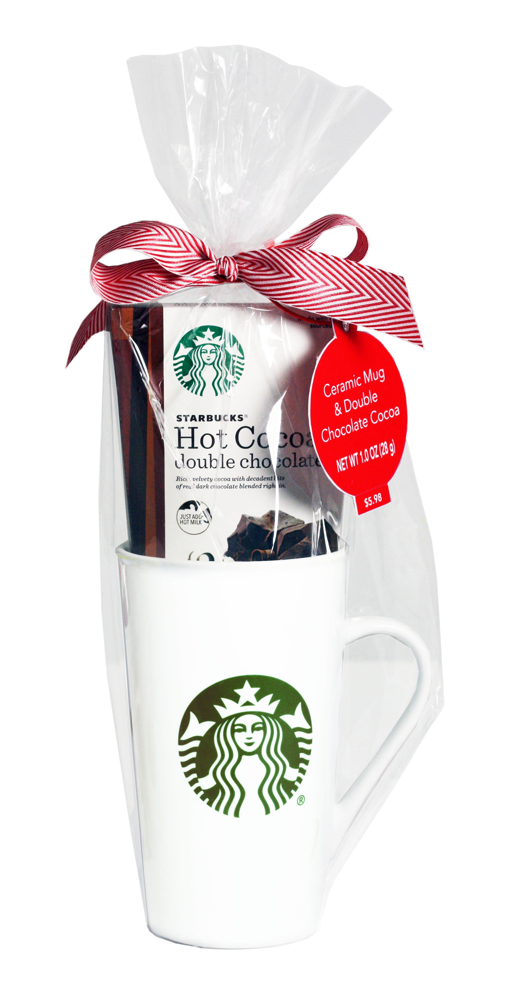 Starbucks Tall Mug with Hot Cocoa Holiday Gift Set, 2 Piece Walmart