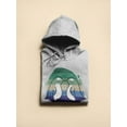 thumbnail image 3 of Cute Penguin Couple Over Flag Hoodie Women -Smartprints Designs, Female x-Large, 3 of 4