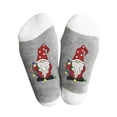 thumbnail image 2 of Censtreet Women's Fuzzy Slipper Socks with Non-Slip Grippers, Cozy 100% Cotton,Cute Christmas Gifts,Multiple choices for families, 2 of 3