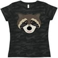 thumbnail image 3 of Inktastic Raccoon Animal face Women's T-Shirt, 3 of 5