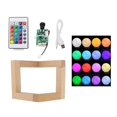thumbnail image 2 of 3D Printer Parts DIY Moon Light Board W/ Wooden Stand USB Charging LED, 2 of 8
