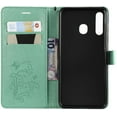 thumbnail image 4 of for Samsung Galaxy A30 Case, Galaxy A20 Case PU Leather Butterfly Embossing Flip Wallet Cover Fold Stand Smartphone Phone Case for Samsung Galaxy A30 / A20 Butterfly Green KT, 4 of 12