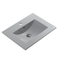 thumbnail image 3 of Saint Birch 24" Matt Grey Ceramic Single Bathroom Vanity Top With Sink, 3 of 5