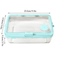 thumbnail image 4 of Portable Insulated Lunch Box with Ice Pack | Leak-Proof Food Storage Container for Picnics, Travel & Work | Microwave & Fridge Safe Bento Box | 12.8X9.5X23.5Cm, 4 of 4