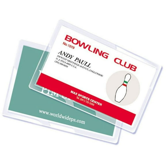 Credit Card Size - 2" x 3" - 10mil - 100 Pack - Thermal Laminating Pouch Film