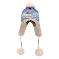thumbnail image 2 of Chapeau Automne Hiver Noir Rouge Kaki Marron en Polyester Coton, 2 of 4
