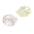 thumbnail image 2 of 1000pcs Transparent Acrylic Pendants AB color Plated Leaf Charms Mixed color 17x15x4.5mm Hole: 1.5mm, 2 of 3