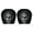 D, variant on 2 Pack Halloween Creepy Ghost Woman Face Car Headrest Covers Horror Scary Spirit Head Rest Protector Covers Auto Interior Prank Decor For Car SUV Truck