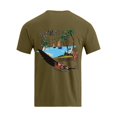 thumbnail image 5 of Bibifish Mens T-Shirts Loose Fit Landscape Graphic Print Tshirts Street Style Fall Casual Short Sleeve Tee Tops, 5 of 7