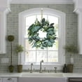 Spring wreath, olive branch door knocker, day, doorbell day Winter