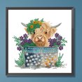 thumbnail image 1 of Cuadros Decorativos Kit de pintura de diamante con forma especial parcial de bricolaje 5D Yak Home Decor (YXC662) Wdftyju embutido en tela, 1 of 9