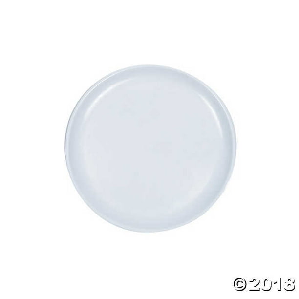 White Round Serving Trays