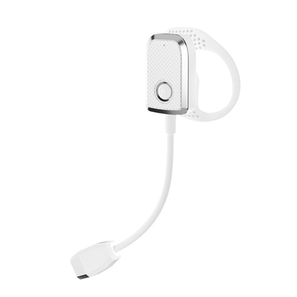Naiovety Lámpara de lectura recargable colgante para oído con batería de litio de gran capacidad y manguera flexible. Iluminación novedosa blanco