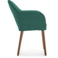 thumbnail image 3 of Elle Decor Roux Arm Chair in French Turquoise, 3 of 10