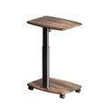 thumbnail image 1 of Bureau d'Ordinateur pour Petits Espaces, Table de Levage Compacte avec Roulettes, Double Couche, Hauteur Réglable et Rangement Mobile pour Bureau à Domicile, Petits Espaces, 1 of 6