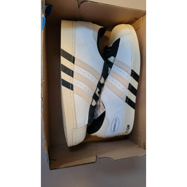 Adi-das Originals Superstar Extended Stripes GX6025 Men Size 10 White/black