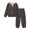 Brown2, variant on Gaexia Soft Girls Long Sleeve Pajama Set Cozy Sleepwear And Loungewear Outfit For Toddler Children Comfortable Homewear,Beige,5-6 Years