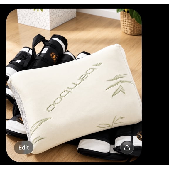 Bamboo Memory Foam Pillow Soft Supportive Bed pillow