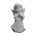 thumbnail image 2 of Figura de ángel de resina retro con hada para decoración de escritorio de Navidad Orando a la izquierda, 2 of 9