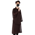 thumbnail image 3 of Traje de entrenamiento de monje vestido de meditación bata budista zen de tela de hilo de cáñamo (36), 3 of 8