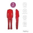 thumbnail image 6 of MeMoi Collection Long Story 2-Piece Pajama Set - Womens - Female, 6 of 7