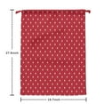 thumbnail image 2 of Christmas Sack – 28" X 20" Canvas Gift Bag with Drawstring, Full Print Polyester Santa Sack, Durable Reusable Xmas Gift Bag for Holiday, Party & Storage, 2 of 5