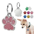 thumbnail image 1 of Flmtop Étiquette pour Animaux en Forme de Griffe Décorative Durable pour Chien Randonnée Rose, 1 of 9