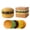 Ceramic, variant on Hamburger Plates and Bowls Sets,Novelty Stackable Burger Dinnerware Set with Bowl,Saucer Plate and Lid,Burger Design,Cute Hamburg Style Dessert Plates & Snack Bowls with Lid Sets