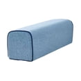 thumbnail image 4 of CarpNettore Couch Arm Rest Pillow High Density Foam Linen Armrest Cushion Arm Support Pillow light blue, 4 of 7