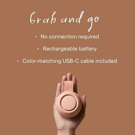 Hatch - Rest Go Portable Sound Machine for Babies and Kids - Peach