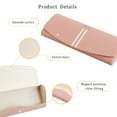 thumbnail image 2 of Eyeglass Case Hard Shell, Portable Sunglass Case, fashionable PU Leather Eyeglass Case, Lightweight(pink), 2 of 6