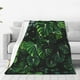 thumbnail image 1 of Balery Lush Foliage Green Plant Manta de Felpa Suave y Acogedora – Cobija de Franela Aterciopelada para Cama, Lavable y Cálida para Sofá, Mascotas, Transpirable-80"x60", 1 of 7
