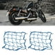 2 Pcs Bleu Équipement de Vélo de Moto Cargo Mesh à Bagages 40 x 40cm – image 2 sur 2