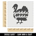 thumbnail image 2 of Thanksgiving Turkey Silhouette Gobble Gobble DIY Cookie Wall Craft Stencil - 7.0 Inch, 2 of 5
