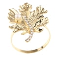 thumbnail image 2 of 1 Unidad Servilletero Adorno de Anillos de Servilleta de Imitación Accesorios Decorativos Oro, 2 of 8