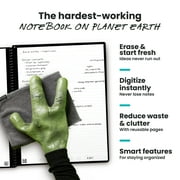 Rocketbook Smart Reusable Core Notebook - Lined, Letter Size, Black