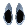 thumbnail image 4 of Platonia|Bota Vaquera Cowboy Denim Ivanna Mezclilla Desmontable Mujer, Bota Moderna Estilizada Cowboy, 4 of 5