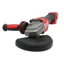 Milwaukee 3670-20 18V Cordless 4-1/2"-6" Braking Grinder – 9,000 RPM Brushless Motor, Rapid Brake, Paddle Switch, Anti-Vibration Side Handle, 5/8-11 Spindle, Durable Housing (Tool-Only)