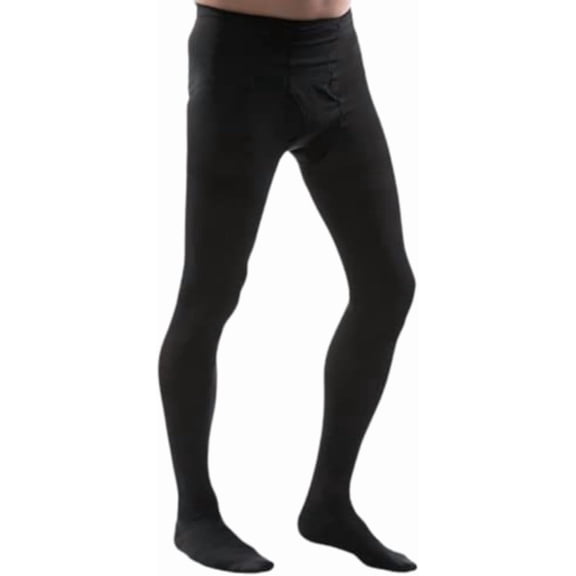 Allegro Men’s 20-30mmHg Waist High 234 Leotard (Black) Medium