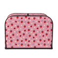 thumbnail image 2 of Honeii Strawberry and Ladybugs Print 4 slice Toaster Cover, Two Slice Toaster Dust-proof Cover For Kitchen Small Appliance and Fingerprint Protection, 2 of 7
